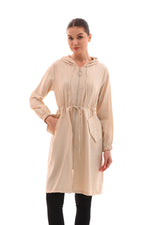 NSH Zipup Pocket Dtld Cape Beige