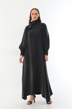 L&E Nova Silk Dress Black