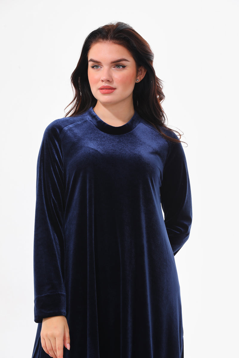 M&D Velvet Set Navy Blue