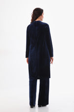 M&D Velvet Set Navy Blue