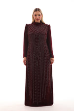 T&Y Frida Dress Burgundy