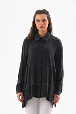 A&W Qupra Silk Shirt Black