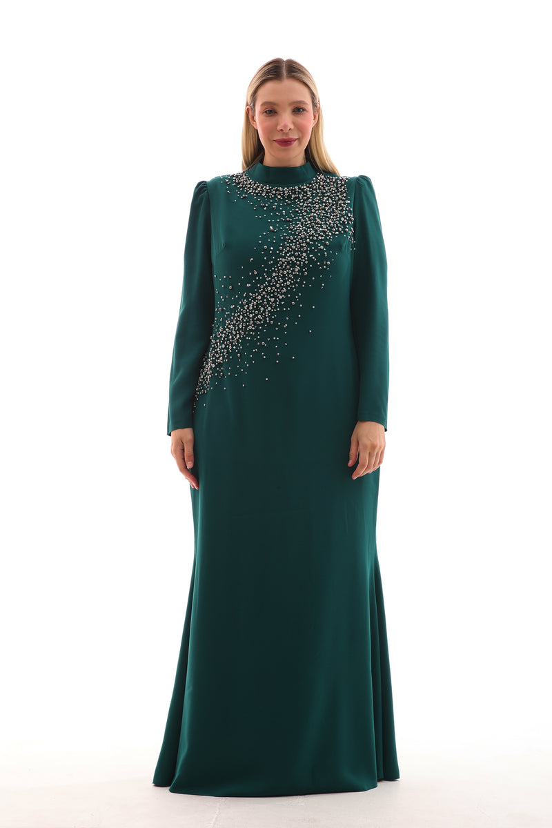 T&Y Harem Dress Emerald