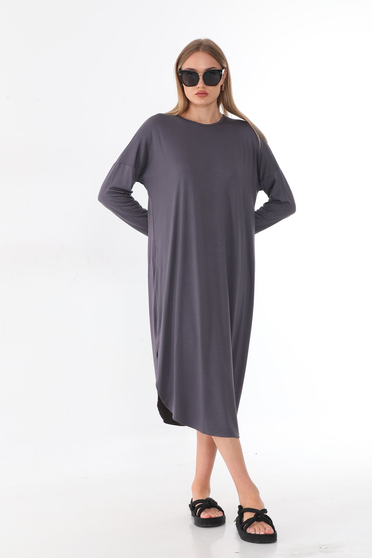 AFL 1740A Long Tunic Gray