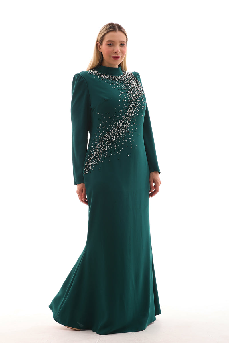 T&Y Harem Dress Emerald