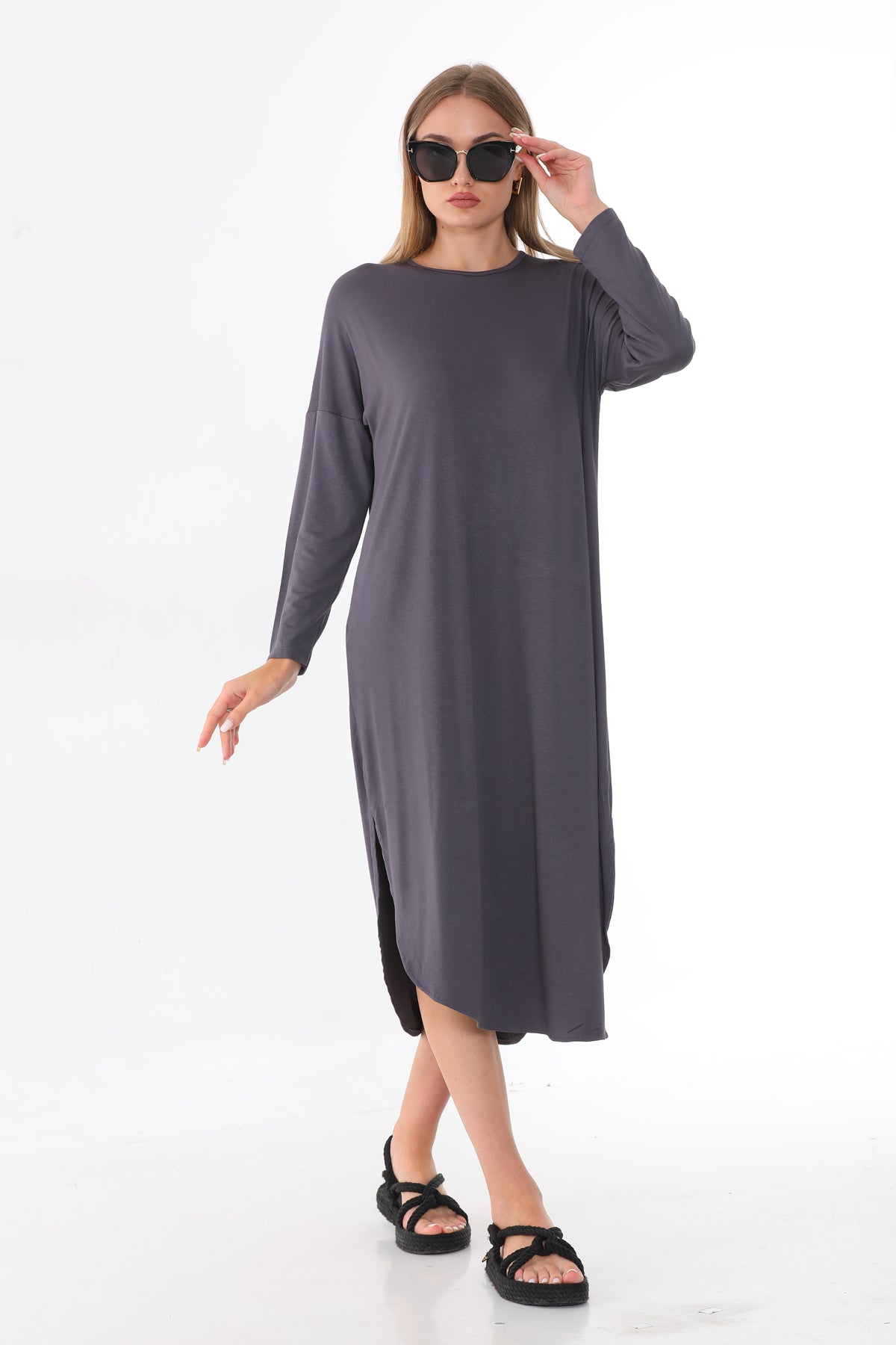 AFL 1740A Long Tunic Gray