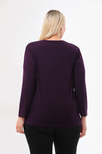 N&A Moms Knitted Blouse Purple