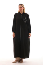 MSB Nervur Stone Long Cape Black