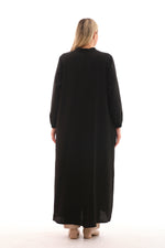 MSB Nervur Stone Long Cape Black