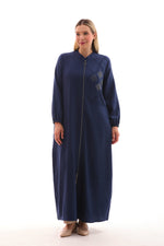 MSB Nervur Stone Long Cape Navy Blue