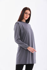MissWhence 35025 Tunic Gray