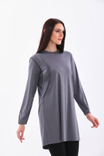 MissWhence 35025 Tunic Gray