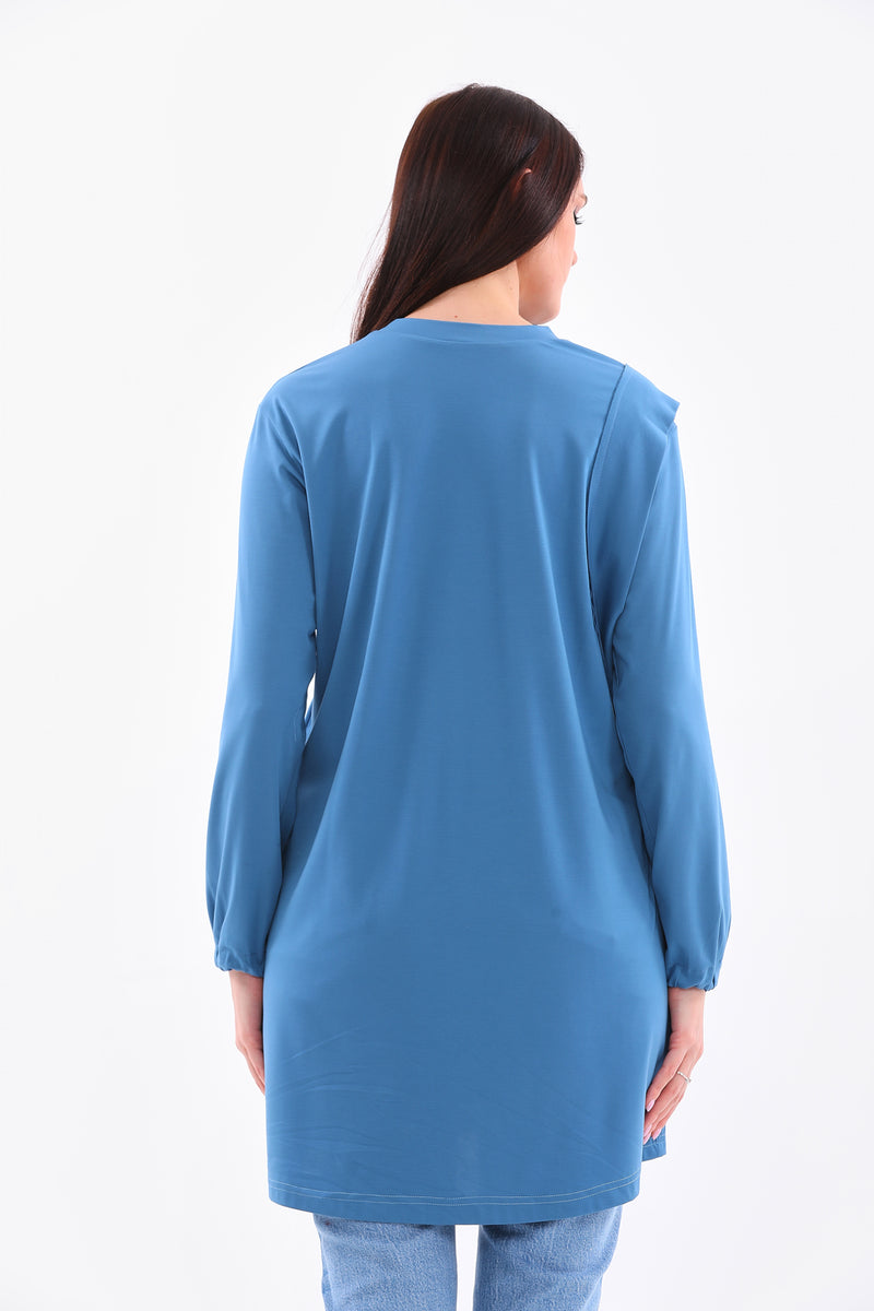 MissWhence 35025 Tunic Blue