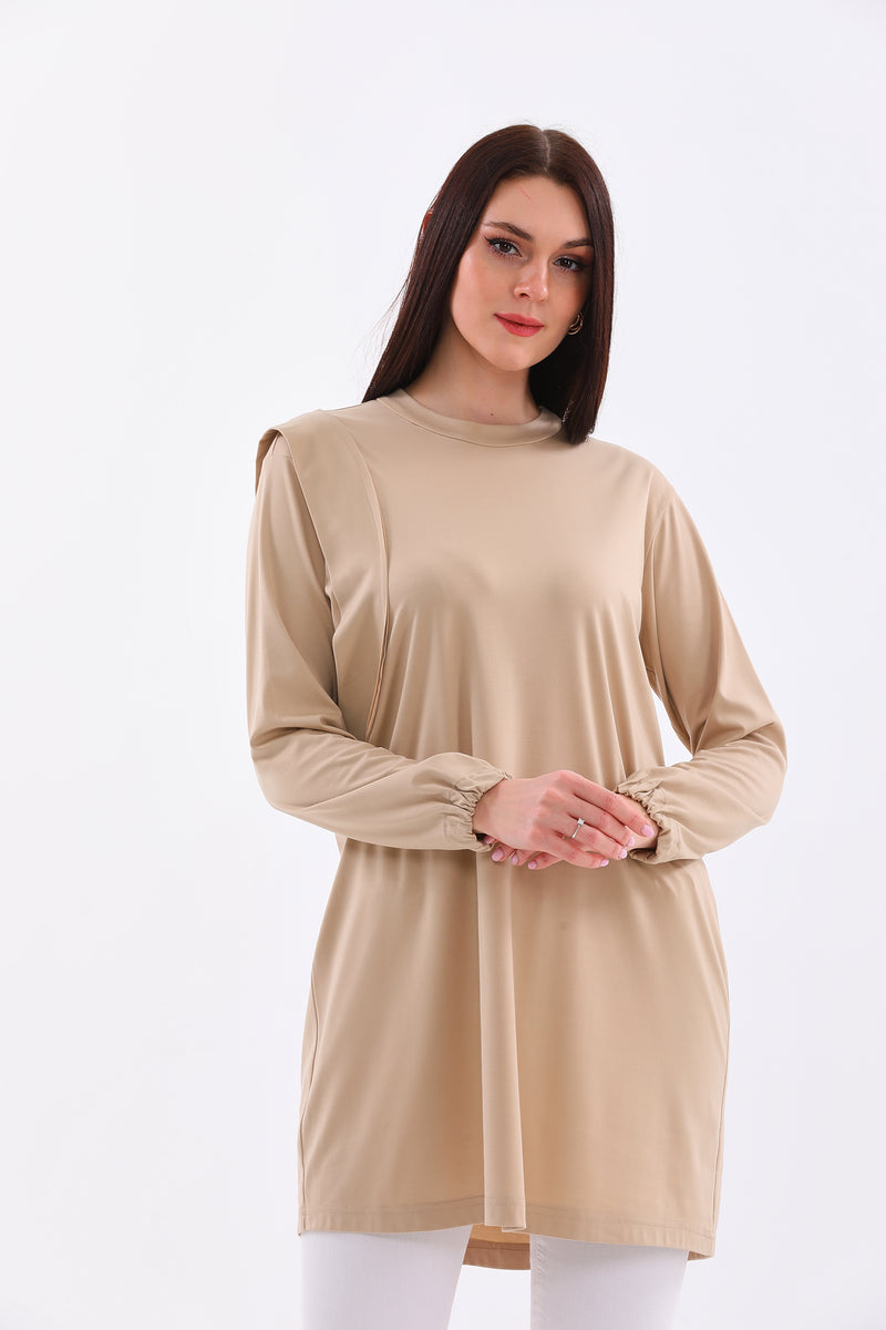 MissWhence 35025 Tunic Camel