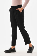 SZ Elastic Belted Comb Pants Black