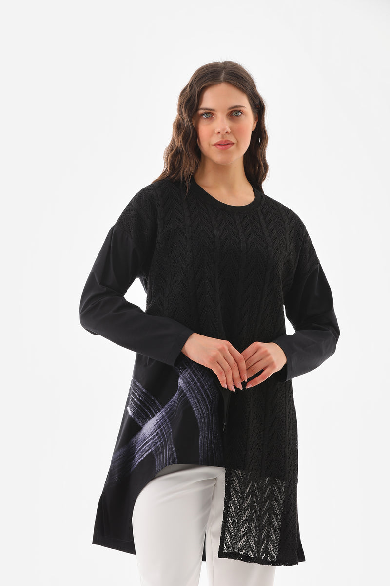 A&W Maya Tunic Black