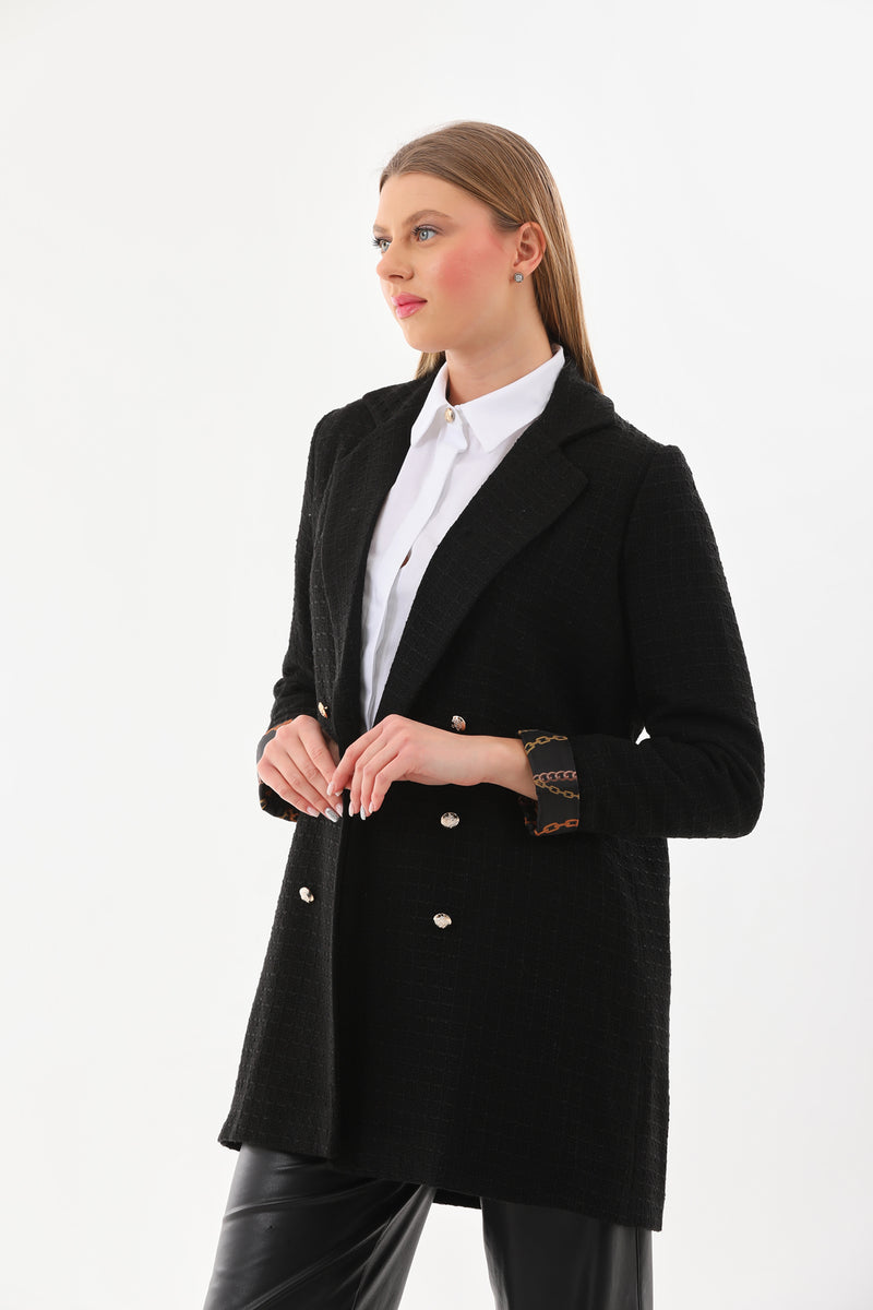 A&M Chanel Blazer Jacket Black