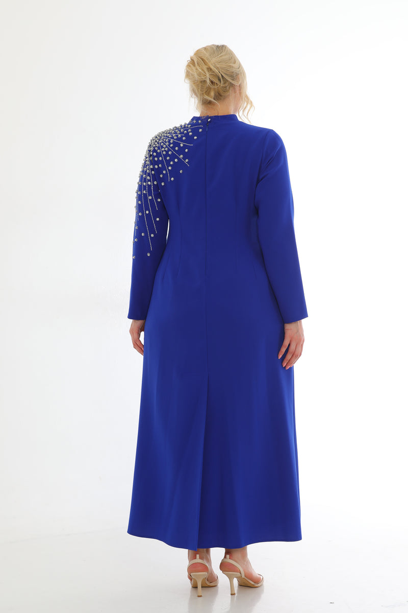 T&Y Star Dress Plus Royal Blue