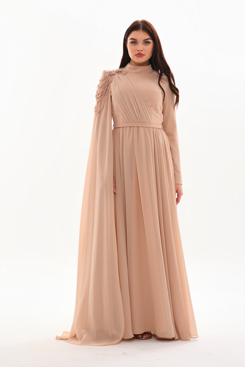 SRH Ava Special Occasion Dress Beige 4