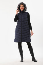 N&R Relax winter Plus Vest Navy Blue