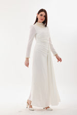 T&Y Pearl Dress White