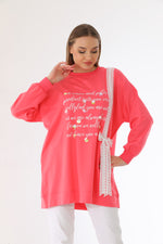 IKL Bow Tie Tunic Pink