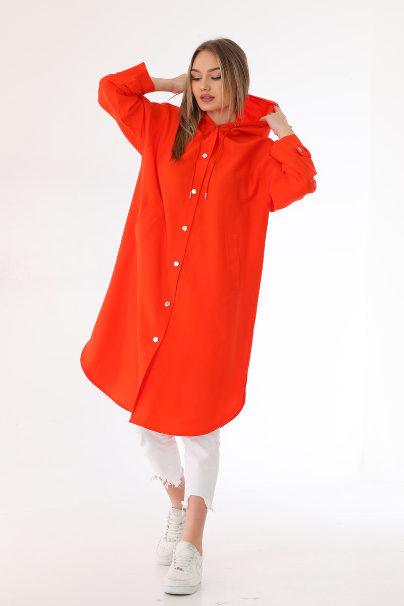IKL Snap Button Cape Red