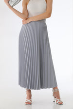 PUAN Pleated Skirt Gray