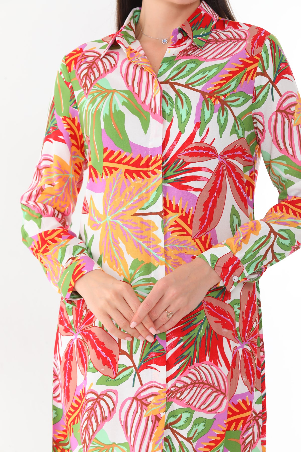 PLL 202A Plus Size Tunic Grass Green