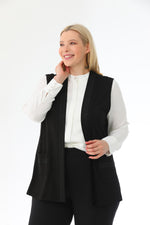 HSN Plus Cotton Vest Black