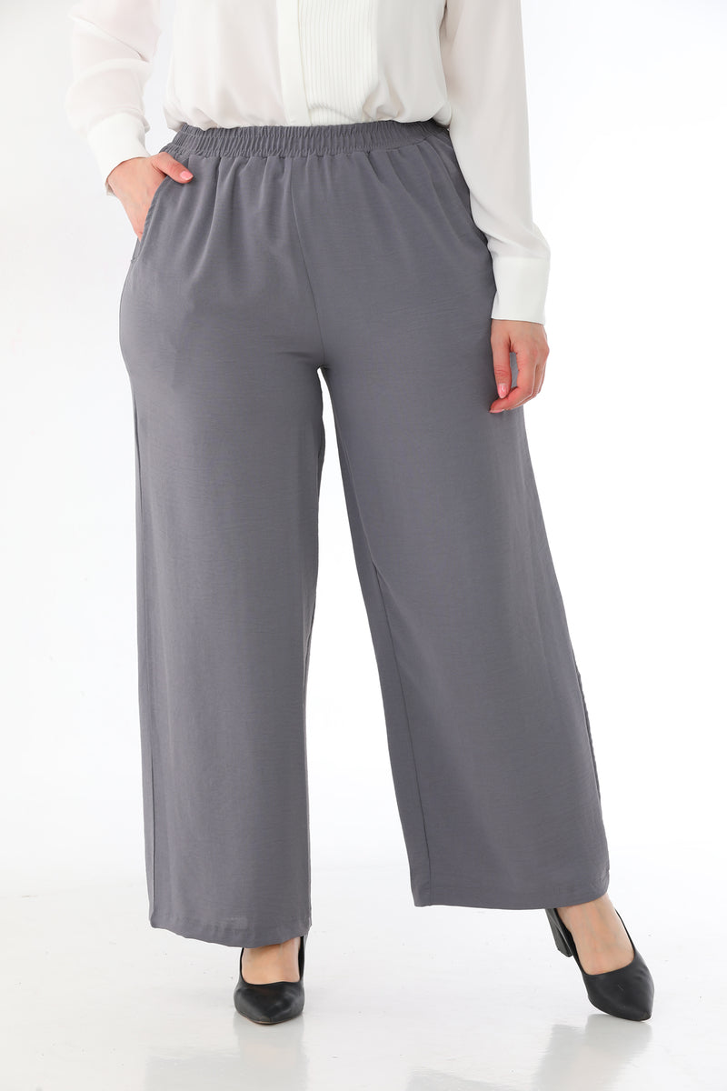 N&C Plus Regular Pants Gray