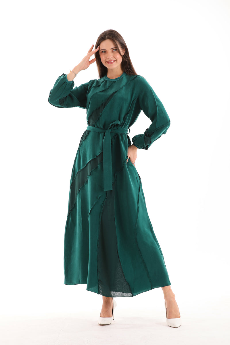 MissWhence 35826 Silk Dress Green
