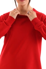 JMN Basic Cotton Tunic Red