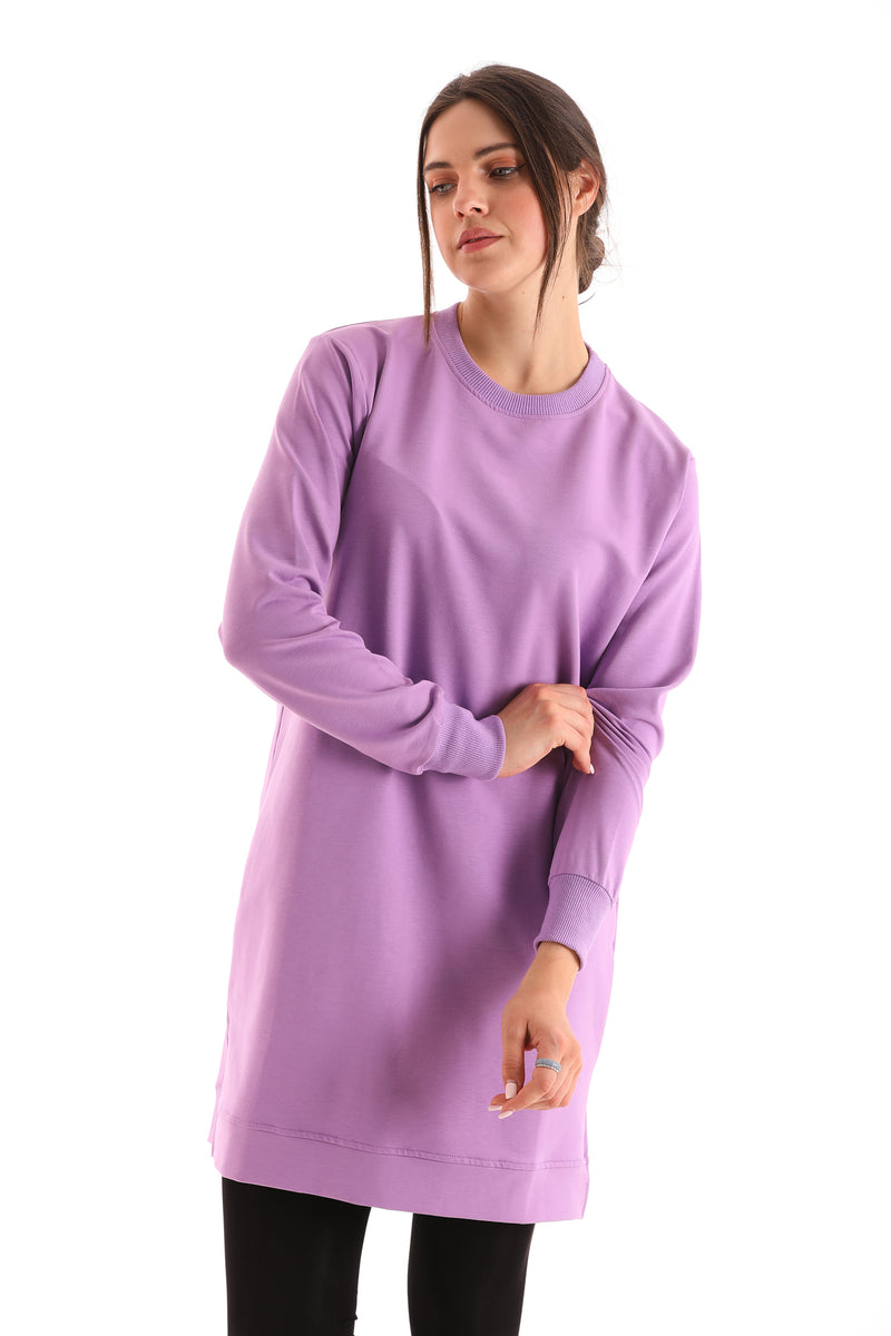 JMN Basic Cotton Tunic Lilac