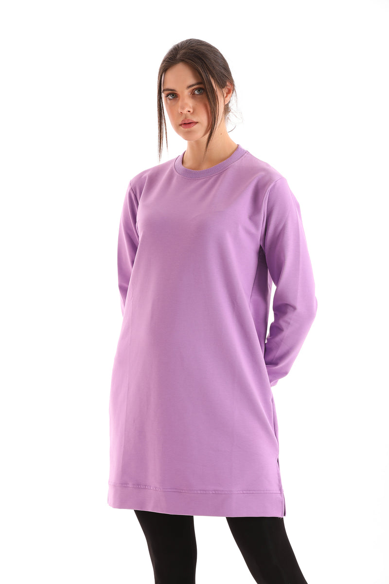 JMN Basic Cotton Tunic Lilac