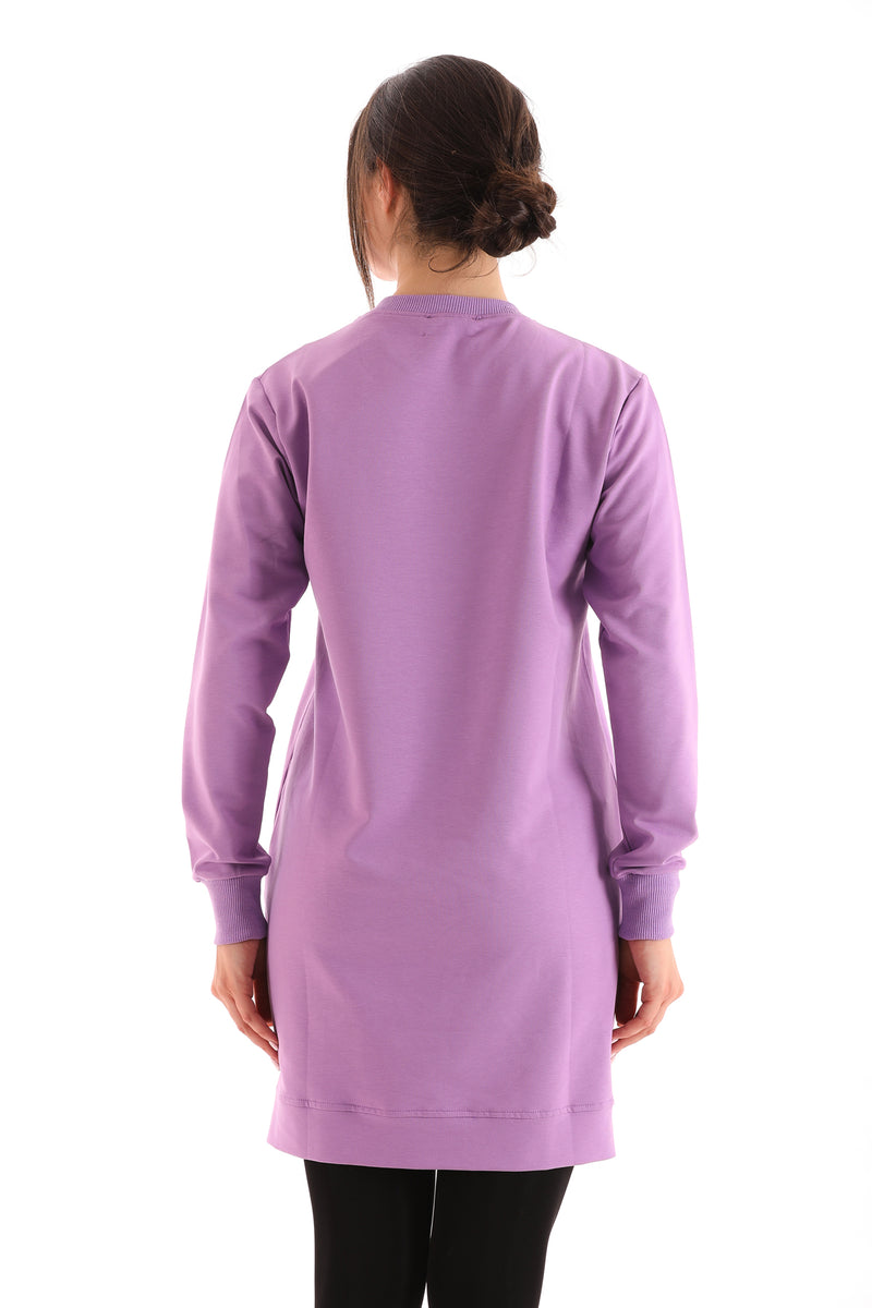 JMN Basic Cotton Tunic Lilac