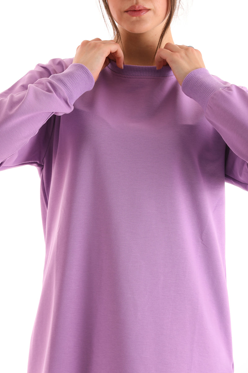 JMN Basic Cotton Tunic Lilac