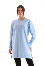 JMN Basic Cotton Tunic Baby Blue