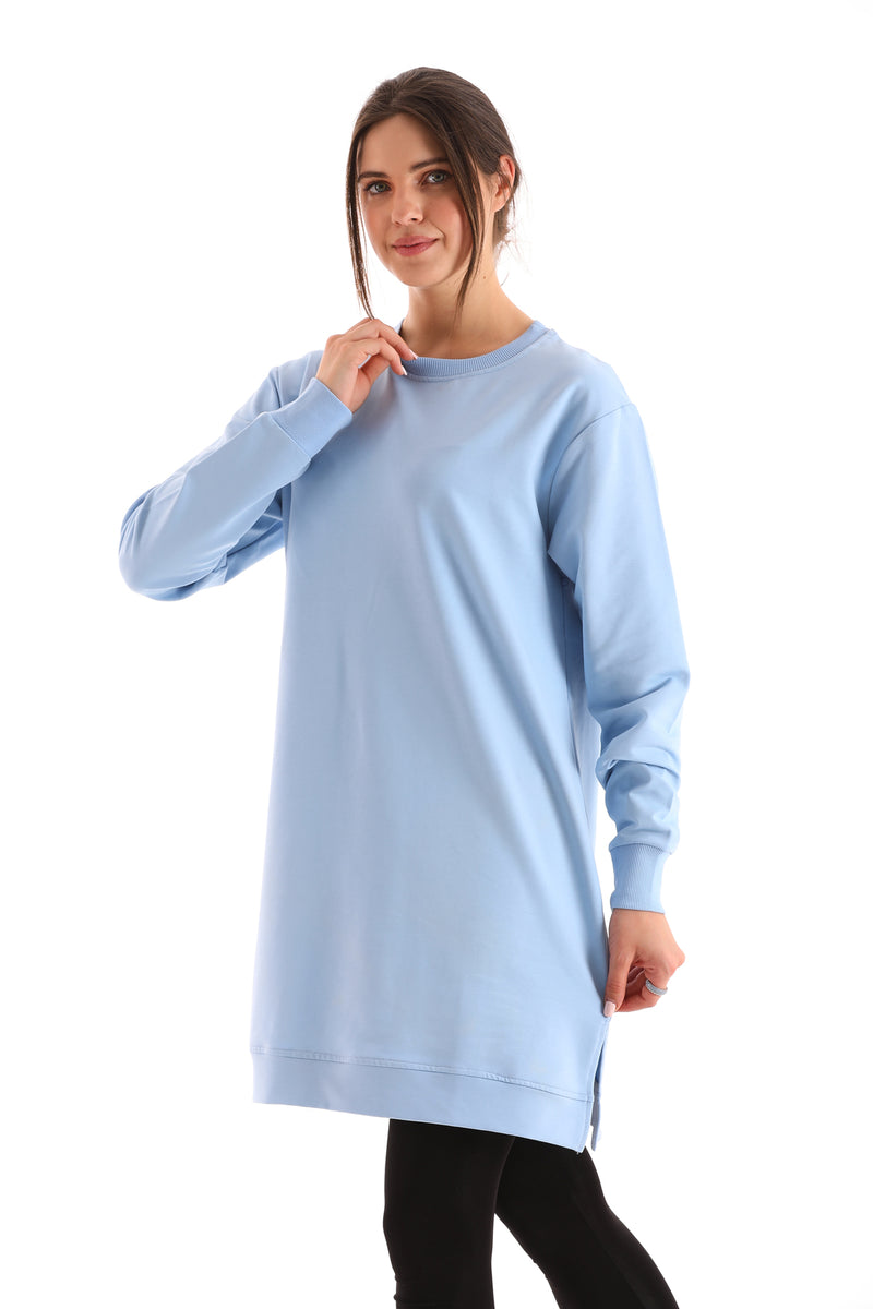 JMN Basic Cotton Tunic Baby Blue