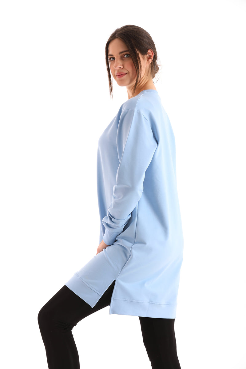 JMN Basic Cotton Tunic Baby Blue