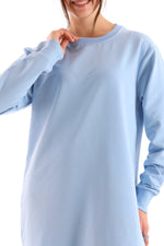 JMN Basic Cotton Tunic Baby Blue