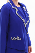 T&Y Jacket Dress Sax Blue
