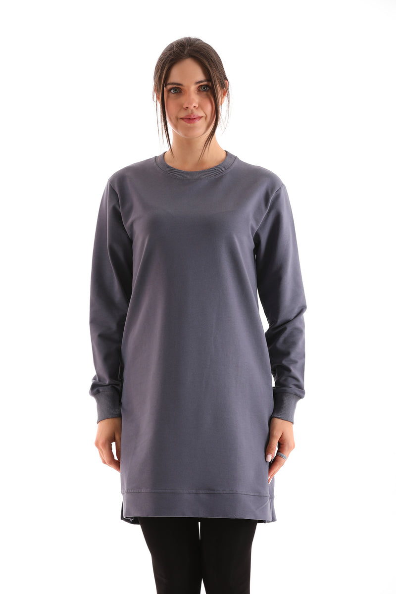 JMN Basic Cotton Tunic Gray