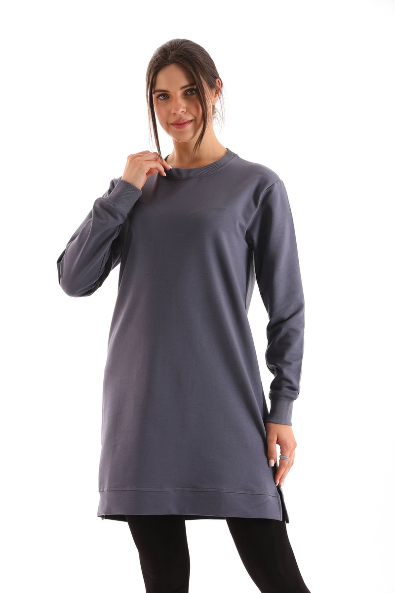 JMN Basic Cotton Tunic Gray