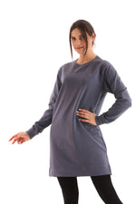 JMN Basic Cotton Tunic Gray