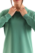 JMN Basic Cotton Tunic Almond Green