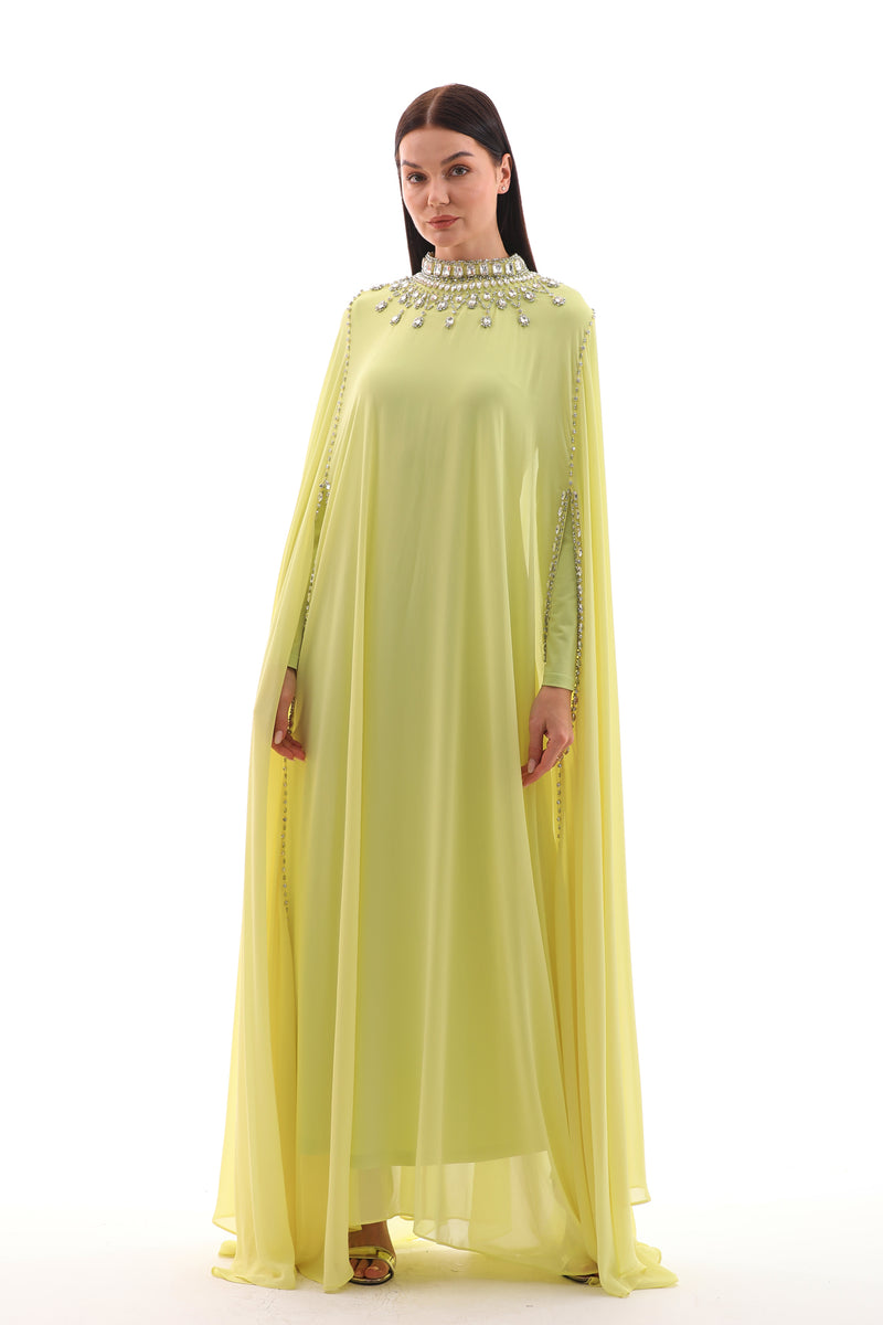 W&C Firaye Abaya Pistachio Green