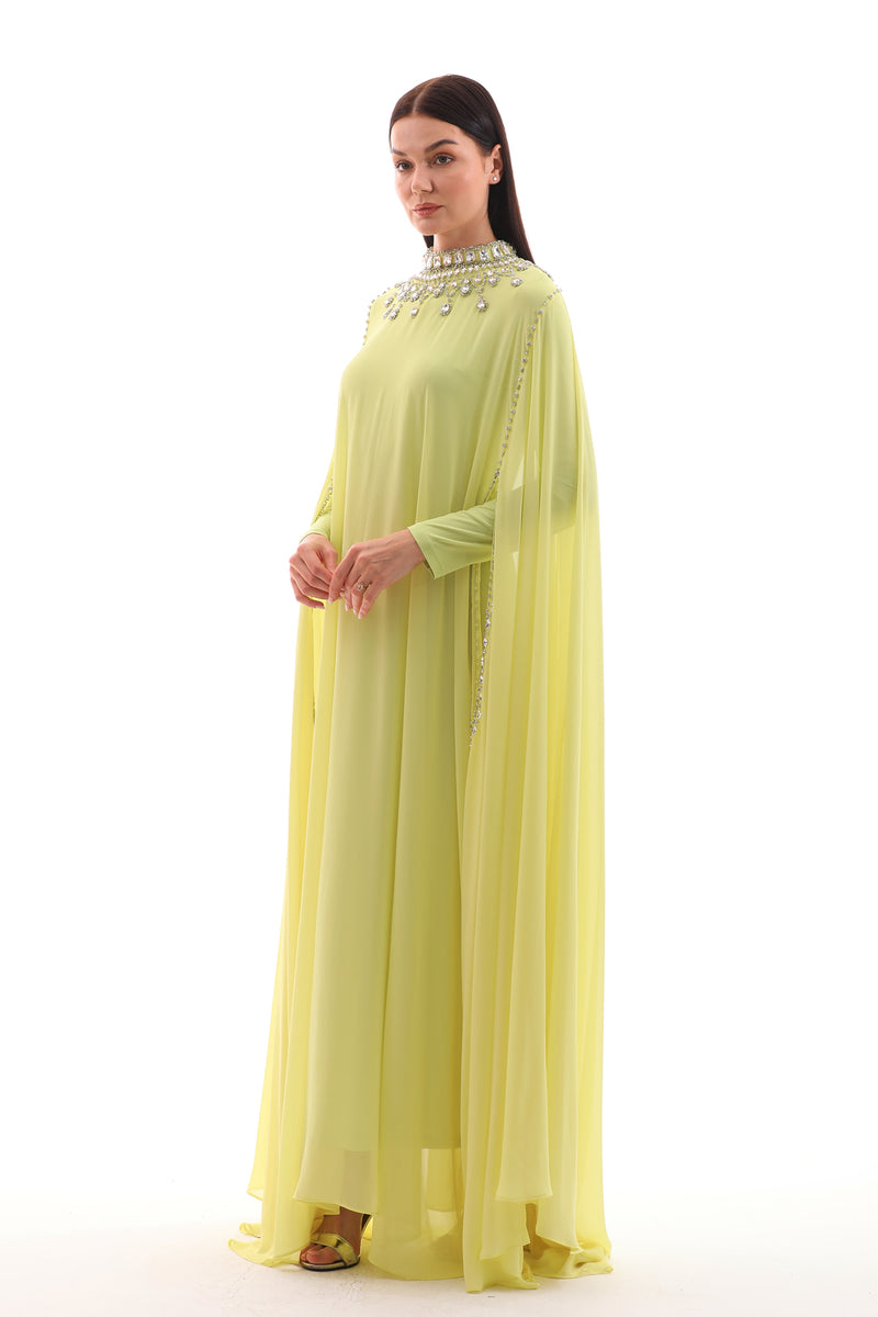 W&C Firaye Abaya Pistachio Green