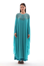 SMS Dubai Abaya Turquoise