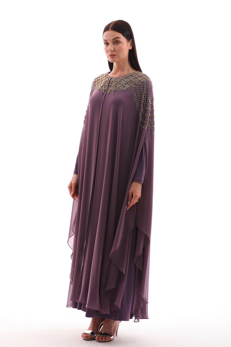 SMS Dubai Abaya Dried Rose